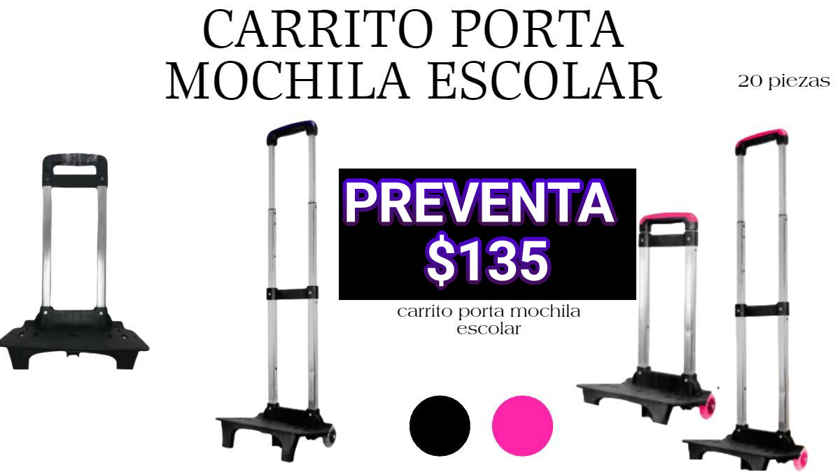 *Carrito para Mochilas
